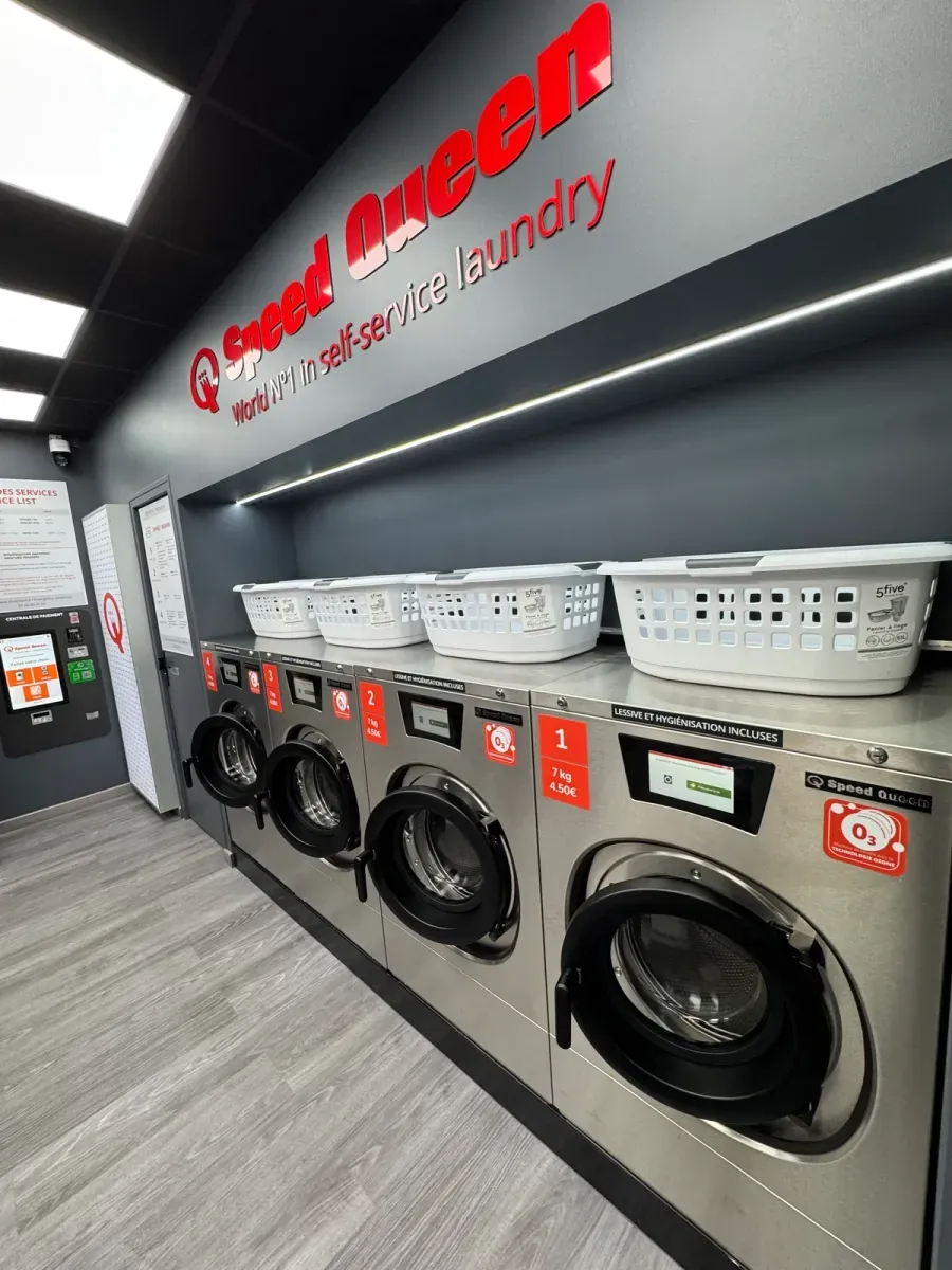 Machines à laver 7 kg avec désinfection ozone, 4,50 € le cycle de 32 minutes